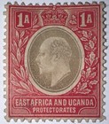 Travelstamps  East Africa   Uganda Stamps Scott  18a Mint Og H  1a Denomination