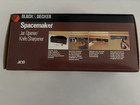 Vintage Black   Decker Jk1d Spacemaker Jar Opener   Knife Sharpener Black