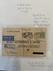 Gb Kgv 1934 Sg415 2 6 Bradbury Seahorse On Cover To Hong Kong China Vi Singapore