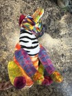 Ty Beanie Baby Kaleidoscope Kitty Cat Colorful Rainbow Plush Animal Dob 2000