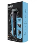 Braun Series 3 310s Wet dry Foil Shaver Men Black blue Precision Trimmer