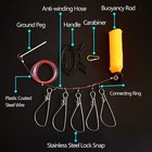 Oxdfnzu Fishing Stringer Live Fish Lock Stainless Steel Fish Stringer Clip