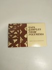 Tapa Samples From Polynesia By Robert D  Craig 1979 Byu Barkcloth