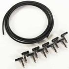 Squareplug Sp500bk Compact Soldered Right Angle 1 4   Plug  Black Conn 