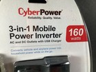 Nos Sealed  Cyberpower 3-in-1 Mobile Power Inverter-model  cos160su-dc 