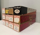 Lot Of 12 Vintage Qrs Word Roll    Aeolian Player Piano Music Rolls