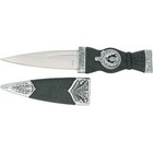 Celtic Scottish Sgian Skean Dubh Dirk Dagger 7  Knife Thistle Design Handle