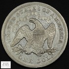 1871 Seated Liberty Silver Dollar  1