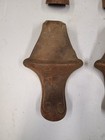 Set Of 4 Cast Iron Vintage  Stove Legs Feet Marked Roy On Back See All Details 