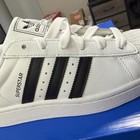 Adidas Superstar Ii White Sneakers  Black Stripes  Size Us 5 5  retro  superstar