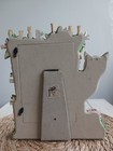 Funky Cat Bamboo Floral Picture Frame 6   By 4   Stand Alone And Easel Back