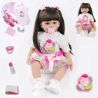 Reborn Baby Dolls Girl  Handmade Real Life Vinyl Silicone22    Newborn Doll Gift