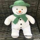 Vintage Eden The Snowman Raymond Briggs 15    Laying 10    Sitting Green Hat Scarf