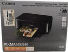 Canon Pixma Mg3620 Wireless Aio Inkjet Duplex Printer Mobile Tablet Print W  Ink