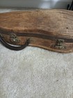 Vintage Wooden Violin Case And 22 Inch Violin