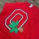 Vintage Ohio State Buckeyes T Shirt Mens Medium Red Delta Magnum Weight Ncaa