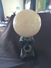 Ostrich Egg On Footed Lion Stand