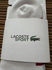 Lacoste Sport Unisex Cotton Low-cut Socks White Ra6315