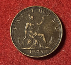 Great Britain Farthing 1879 Bronze Coin Km 753 T10518