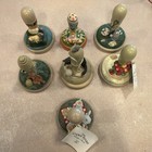 Lot Of 7 Brown Bag Cookie Art Christmas Holiday Cookie Press 