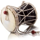 Handmade Wooden   Leather Classical Indian Folk Dumroo Damroo Damaru Hand Brown