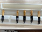 Osmiroid Fountain Pen Drawing Pen Set 5 Nibs W box Flexible Lever - Marked 1974
