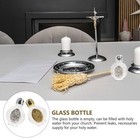 2pcs Glass Holy Water Bottle  Decorative Bottles Holy Water Container  Religi   