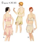 1927 Vintage Sewing Pattern 1920s Bandeau Bra And Step-ins Multi-size  2030