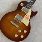 Lp Electric Guitar Tobacco Burst Flame Maple Top Mahogany Body Chrome Hardware