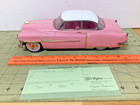 Pink Tin Friction Drive Fifties Cadillac Sedan Car With Box Japan