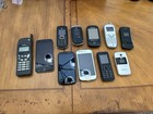 Mixed Lot 11 Vtg Cell Phones  Nokia Apple Iphone Samsung Lg Kyocera - For Parts