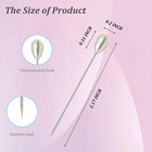 200pcs 2inch Teardrop Pearl Sewing Pins For Wedding  Jewelry   Diy Decoration