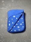 Koala Baby Little Sport Blanket Blue Fleece Baseball Football Reversible Stars