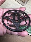 Tsuba Sword Fittings Showa Brass Mokko Style Collectible