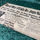 The Daily Reporter World War Ii Ends As Japs Quit August 15  1945 Newspaper