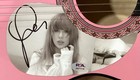Taylor Swift Signed 38  Totured Poets Department Pink Acoustic Guitar 2 Psa Holo