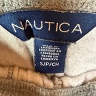 Nautica Womens Pajama Set Small Grey Snowflake Fleece V-neck Top Pants 2pc Sleep