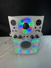 Singing Machine Sml385uw White Rgb Bluetooth Portable Karaoke System