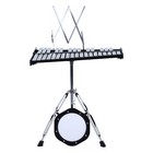 32 Notes Glockenspiel Kit   Plate Xylophone Bell With Adjustable Height Standy 