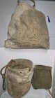 Vtg Bell System Telephone Linemans Tool Bags  lot Of 3  Canvas W leather On 2  