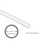 Food Grade Silicone Tubing 5 32  Id X 1 4  Od - 100 Feet High Temp Hose For Brew