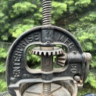 Antique Enterprise Mfg No 25 Lard Press  Sausage Stuffer Phila Pa Cast Iron Usa