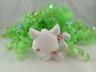 Littlest Pet Shop White And Pink Bengal Striped Tiger Cat  3054 Green Eyes 