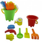 6 Piece Summer Fun Children s Kid s Mini Toy Beach sandbox Tool Play Set   New  