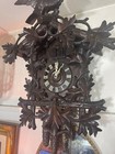         Antique Black Forest Carved Cuckoo Clock Fully Working Uk Delivery Included