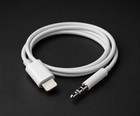 Genuine Oem Apple Lightning To 3 5mm Audio Jack Cable 1 2m White A1879 Mxk22bz a