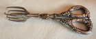 Vintage Sterling Silver Germany Asparagus Tongs Scissor Handle