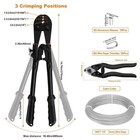 1 8 Inch 7x7 Stainless Steel Cable 100ft Aircraft Wire Rope With Crimping Tool