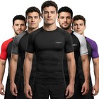 Exxact Sports Short Sleeve Men s Bjj Rash Guard  No Gi Compression Shirt For Men