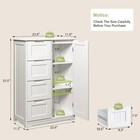 Pantry Storage Cabinet  White Wood Kitchen Pantry Storage Cabinet 